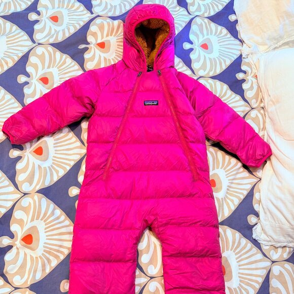 Patagonia Baby Hi-Loft Down Sweater Bunting size 18-24M - Picture 1 of 8